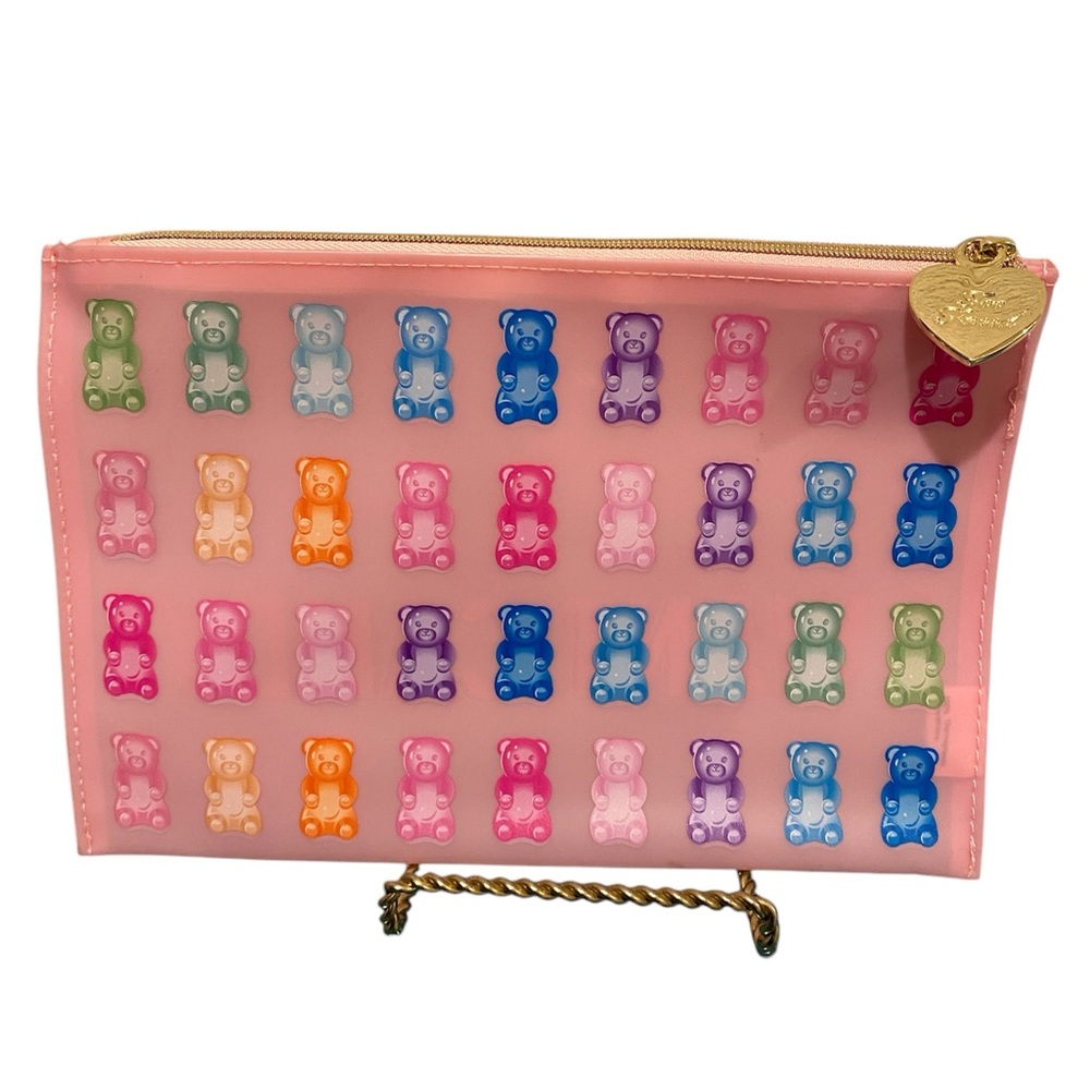 TOO FACED YUMMY GUMMY bears cosmetic case, “I Want Candy!” - Picture 2 of 3